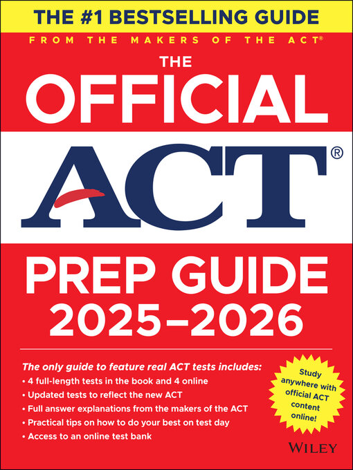 Title details for The Official ACT Prep Guide 2025--2026 by ACT - Available